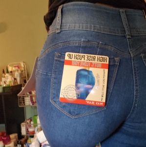 High waisted skinny jeans